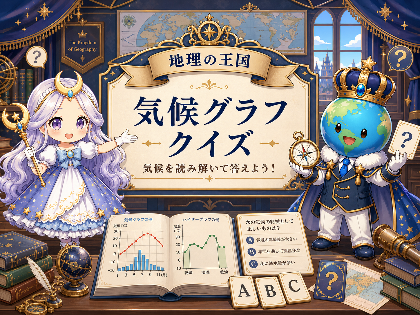 気候グラフクイズ